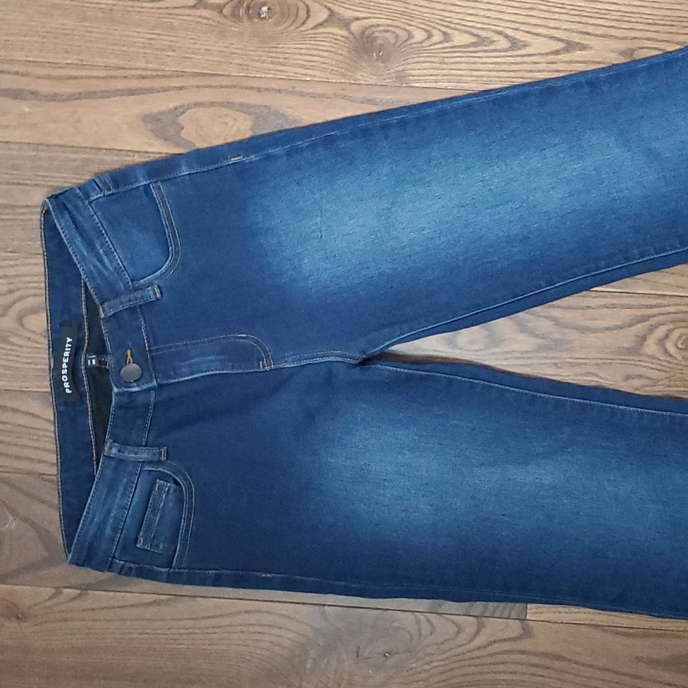 Midrise bootcut dark wash jeans